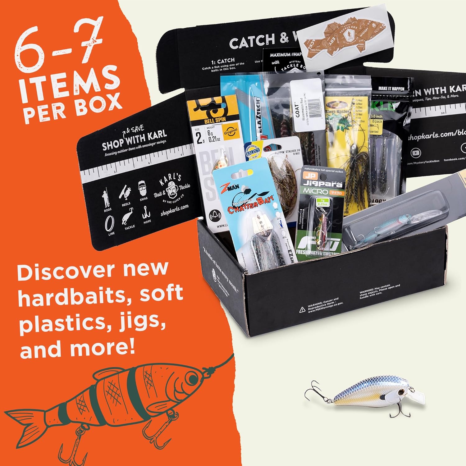 Catch Co Mystery Tackle Box Freshwater Catch All Fishing Kit | Bass | Trout | Crappie | Bluegill | Perch | Sunfish | Catfish | - Image 3