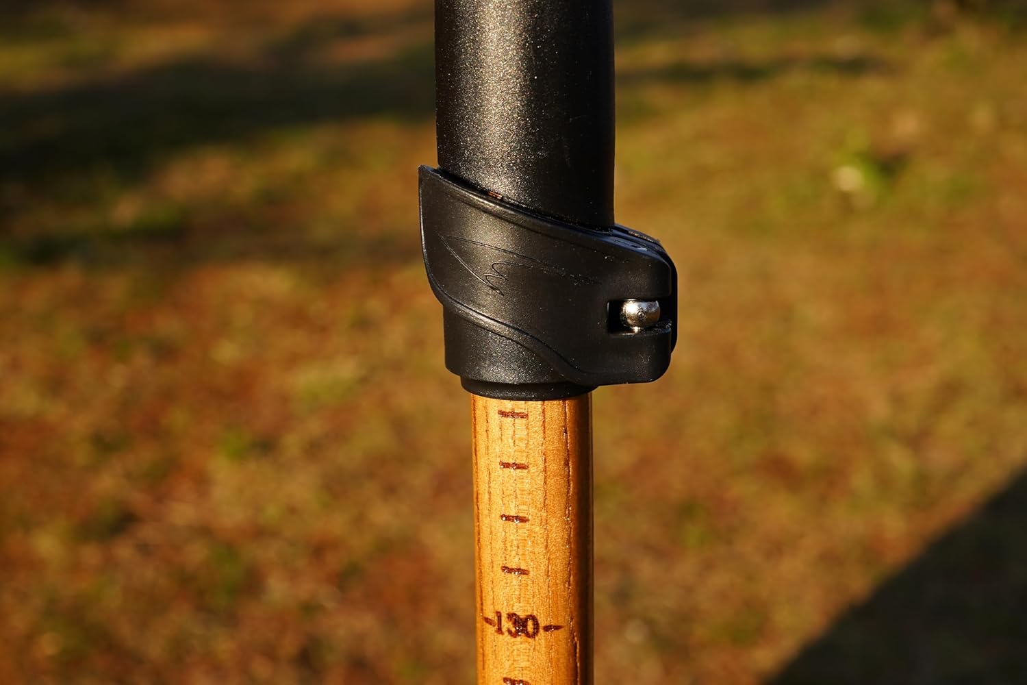 Trekking Pole - 1pc Pack Sassafras Wood Adjustable&Detachable Hiking or Walking Stick - Image 4